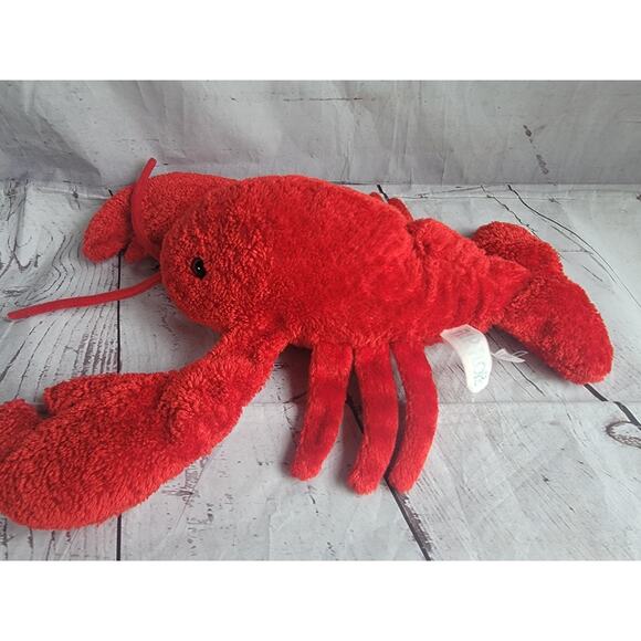 Mary Meyer Flip Flops Lobster Plush Floppy Velvety Stuffed Animal 14in Realistc - Picture 4 of 9